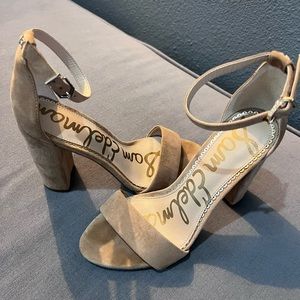 Sam Edelman Suede Block Heels